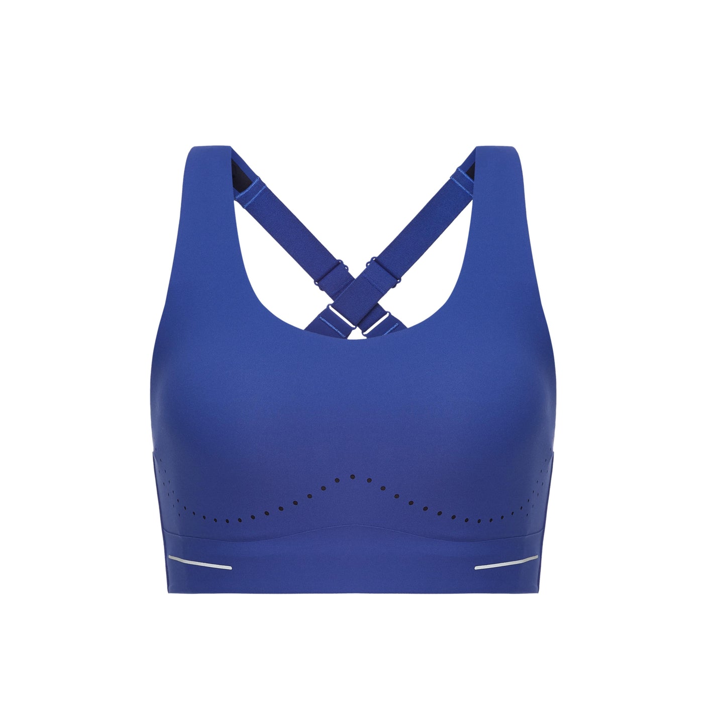 blue sports bra