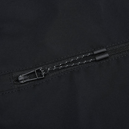 zip detail on black bag