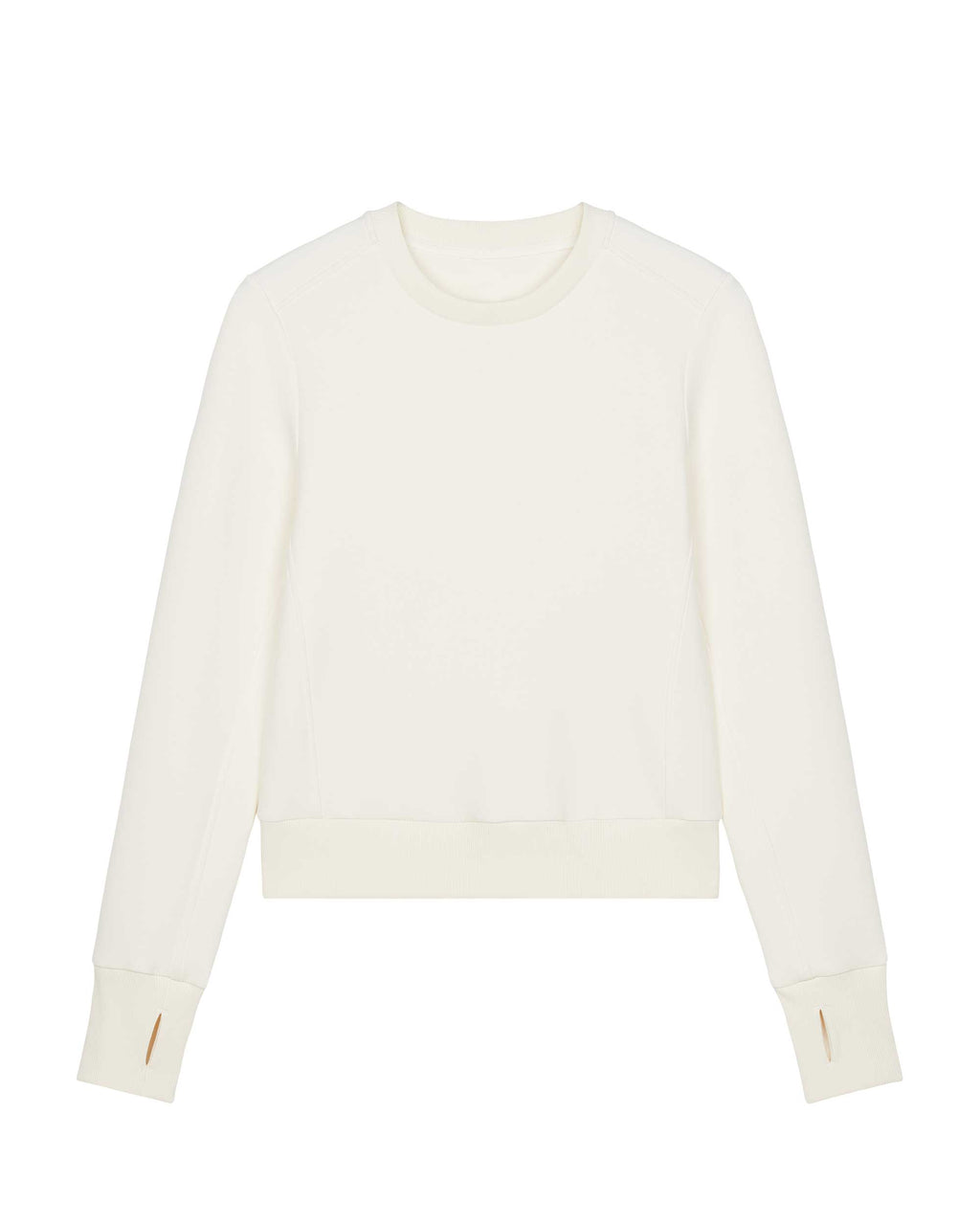 white sweatshirt
