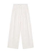 image of white wide leg pants