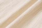 fabric detail of warm yellow shorts