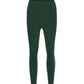 flat lay of green leggings