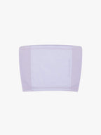 Flat lay of light purple neck warmer