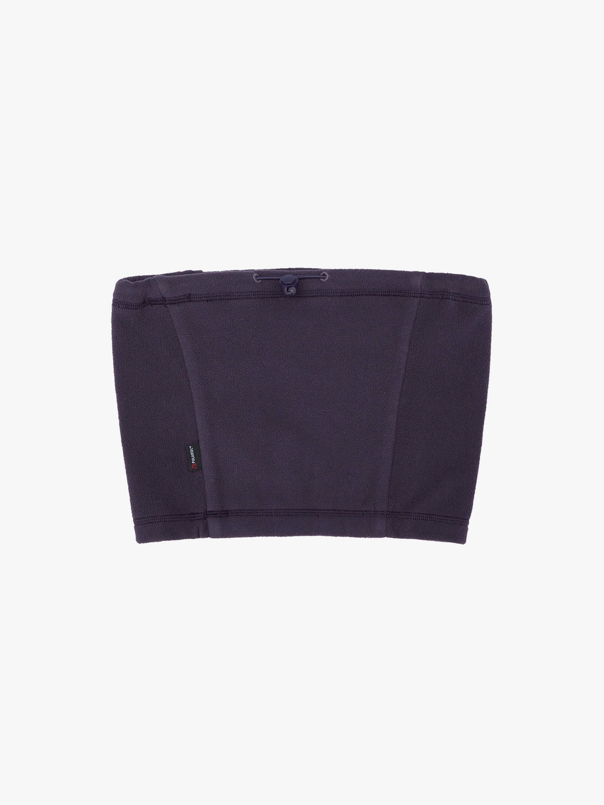 Flat lay of dark purple neck warmer