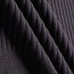 dark purple ribbed knitted fabric