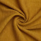 A close-up view of brown colored ribbed fabric, displaying its texture and knitting pattern.