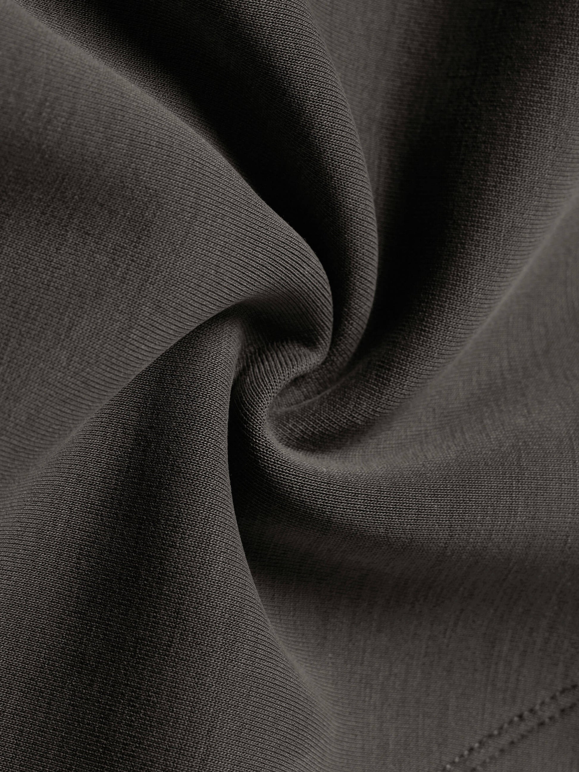 dark gray sandwashed modal fabric