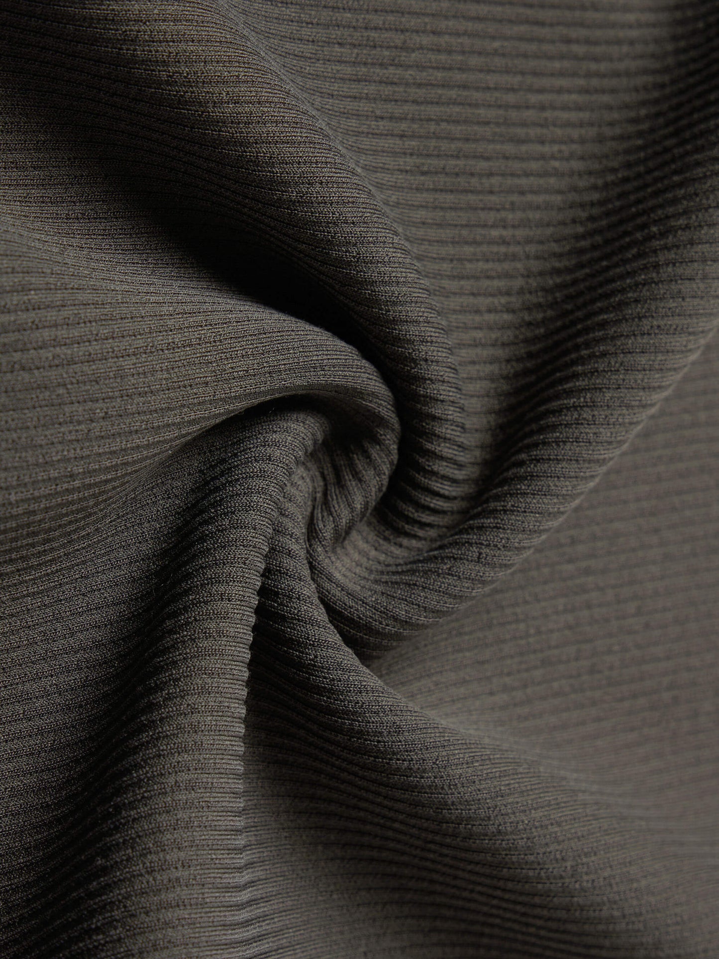 ribbed dark gray fabric