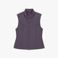 flat lay image of dark purple vest