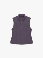 flat lay image of dark purple vest