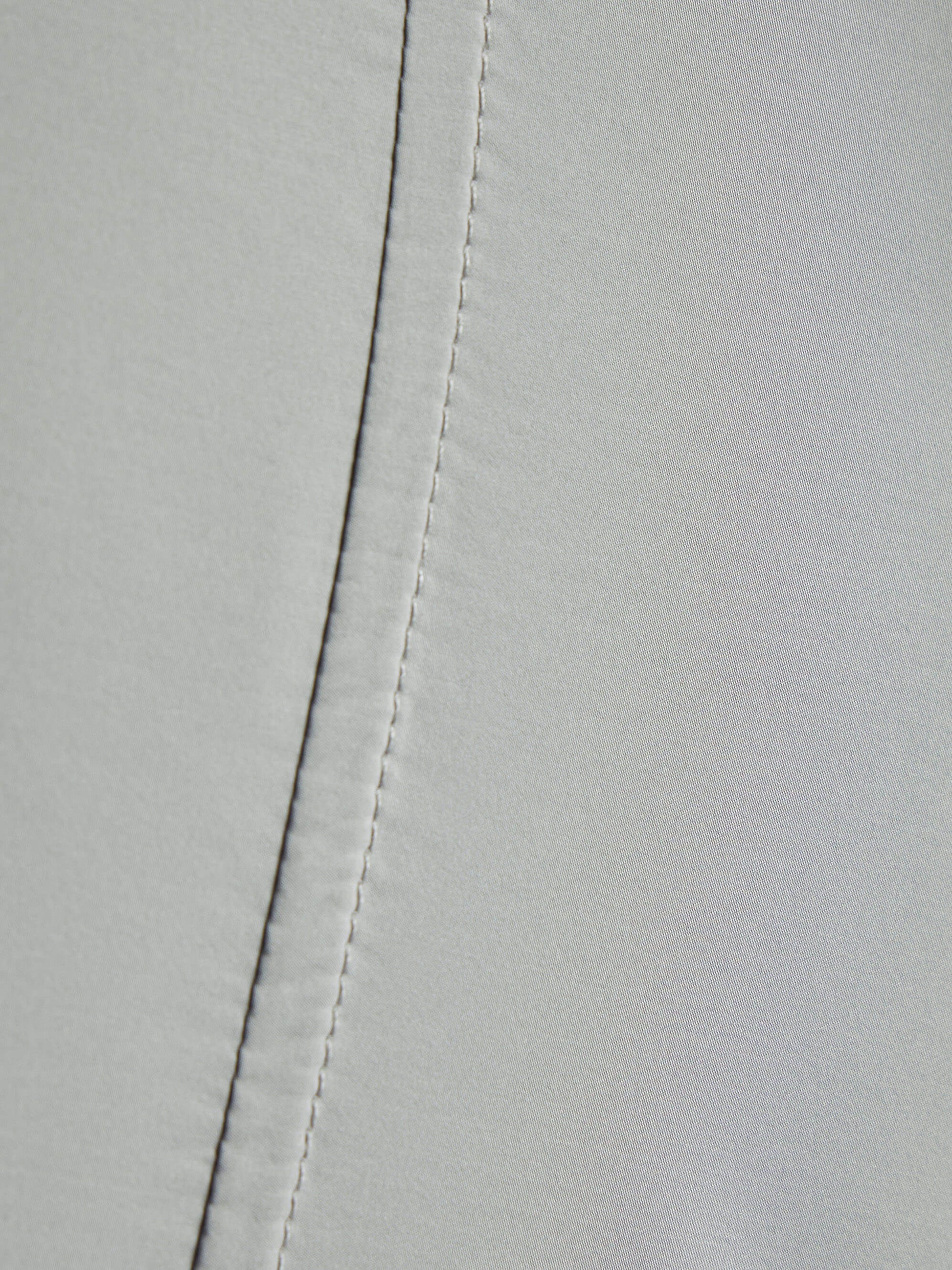 close up of gray woven fabric