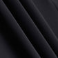 A close-up image of a black fabric, showing its texture and smooth surface.