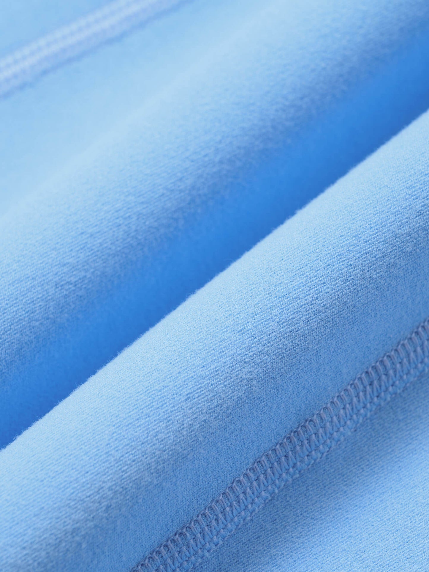 Fabric closeup of light blue color