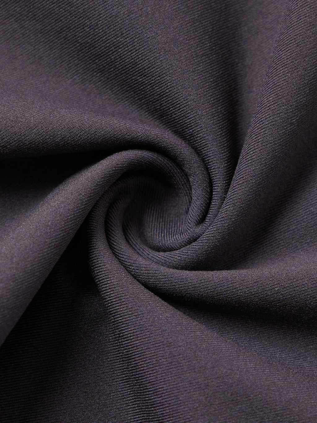 Close-up of dark gray fabric with folds
