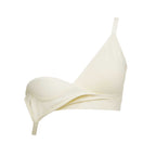 flat lay showcasing the breastfeeding function of the bra