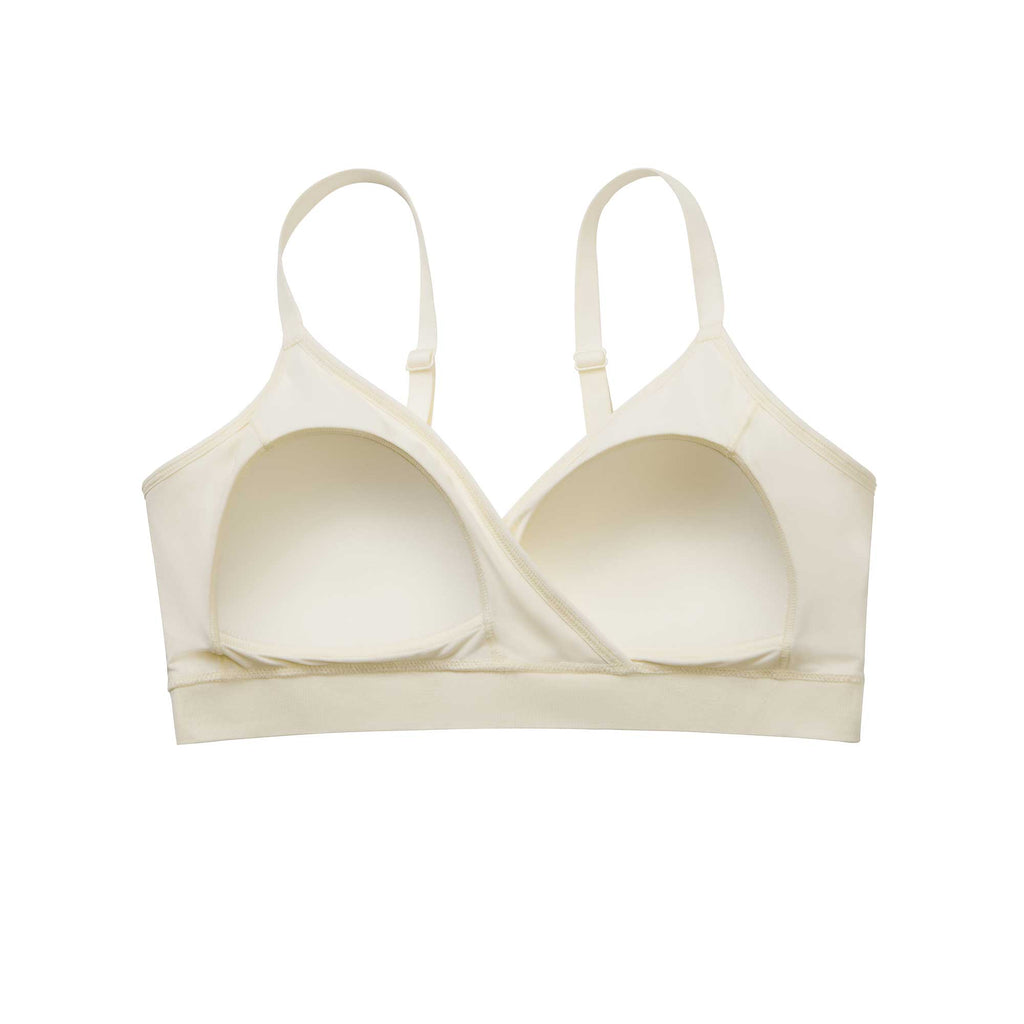 inside of the cream color bra