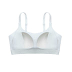 inside of blue nursing bra