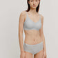 woman in light blue bra and brief