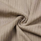 close up of soft tan ribbed fabric