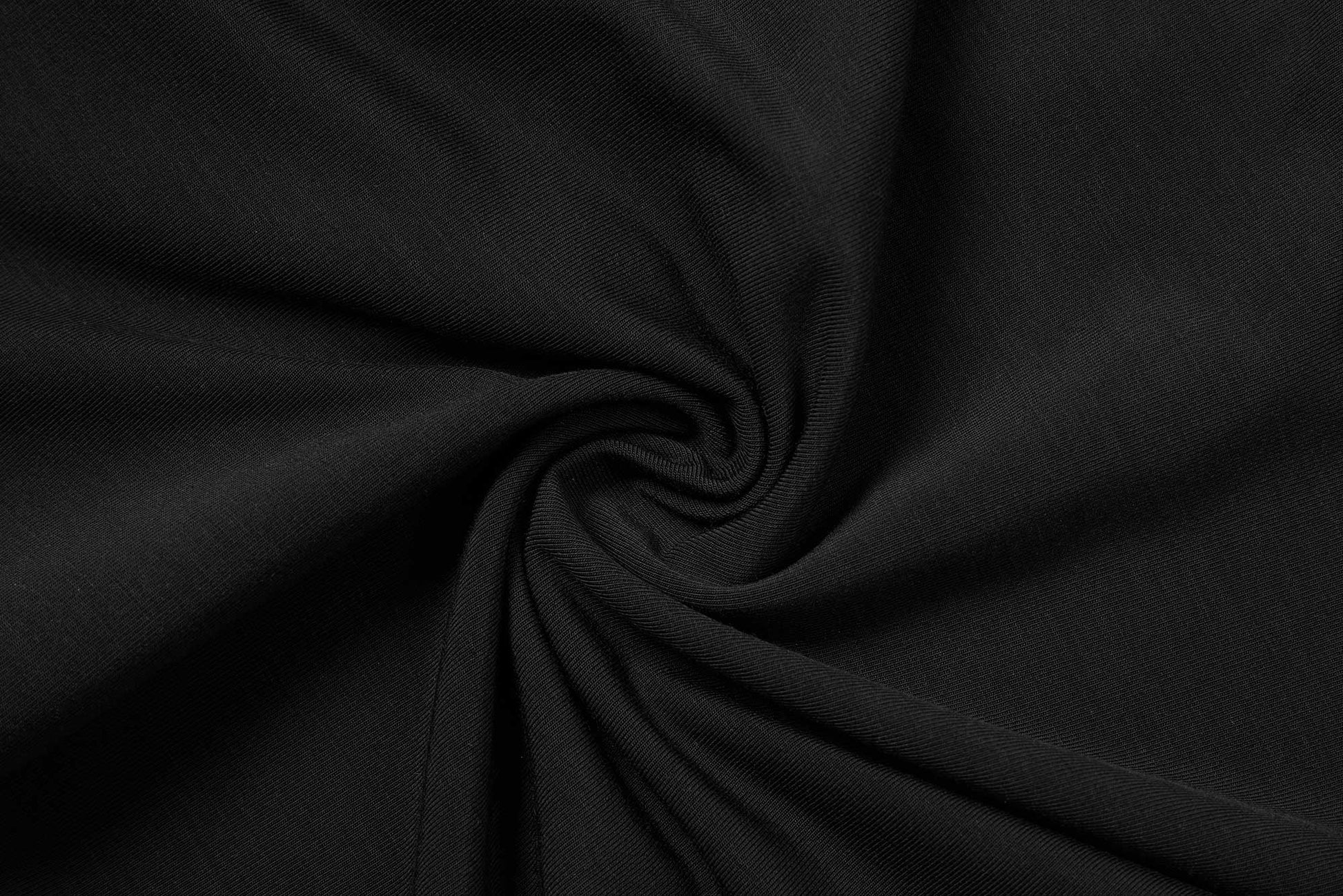 close up of the black fabric