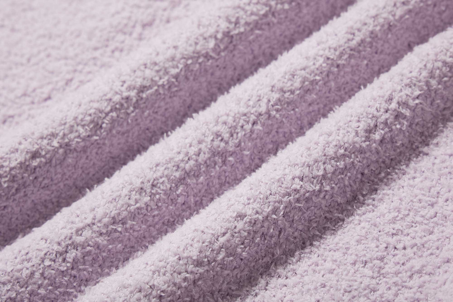 Fabric details of plush fleece pajamas