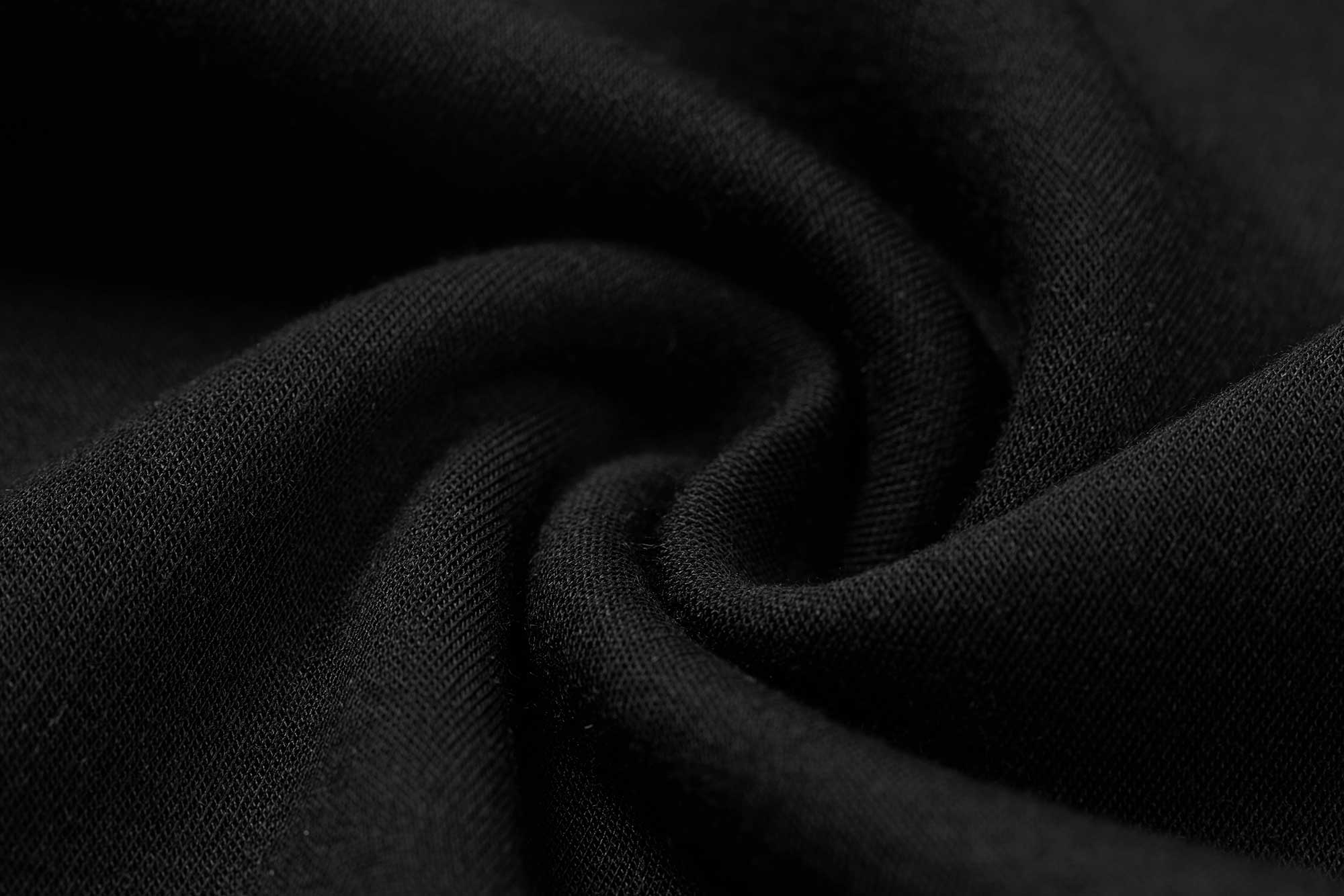 close up of black fabric