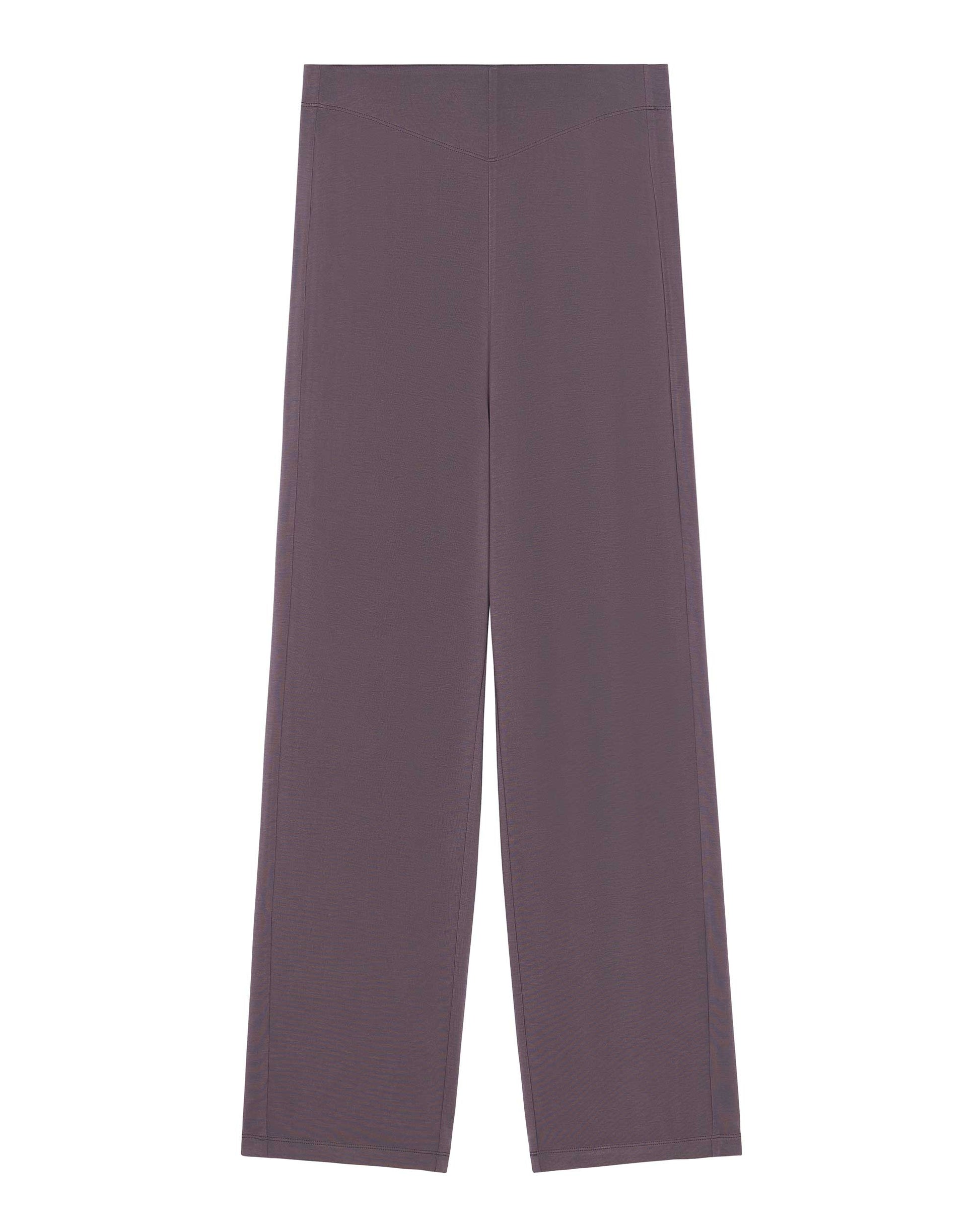 A purple pajama pants