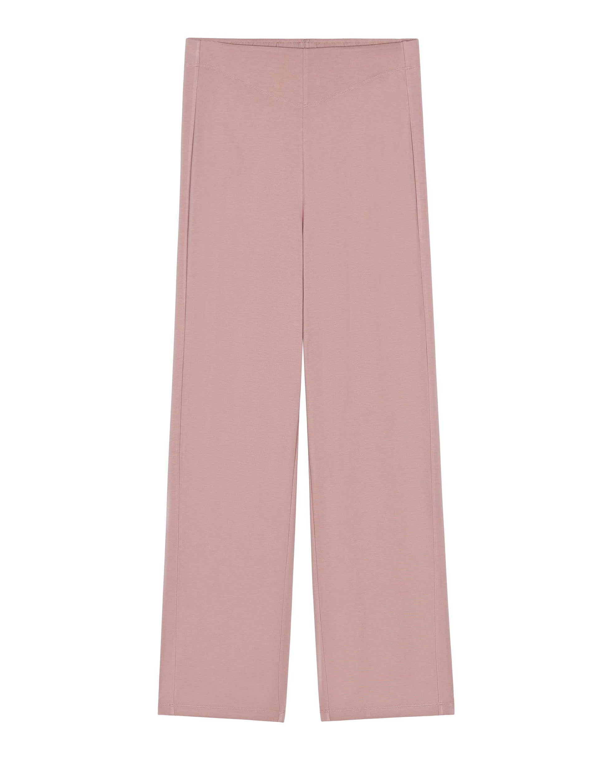 A pink pajama pants