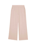 flat lay of pink lounge pants