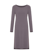 A purple pajama dress 