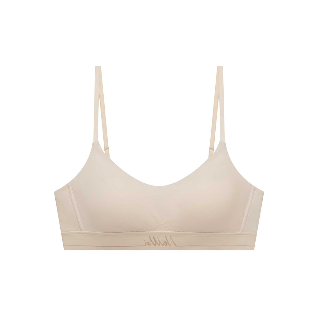 cream color bra