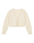white knot cardigan