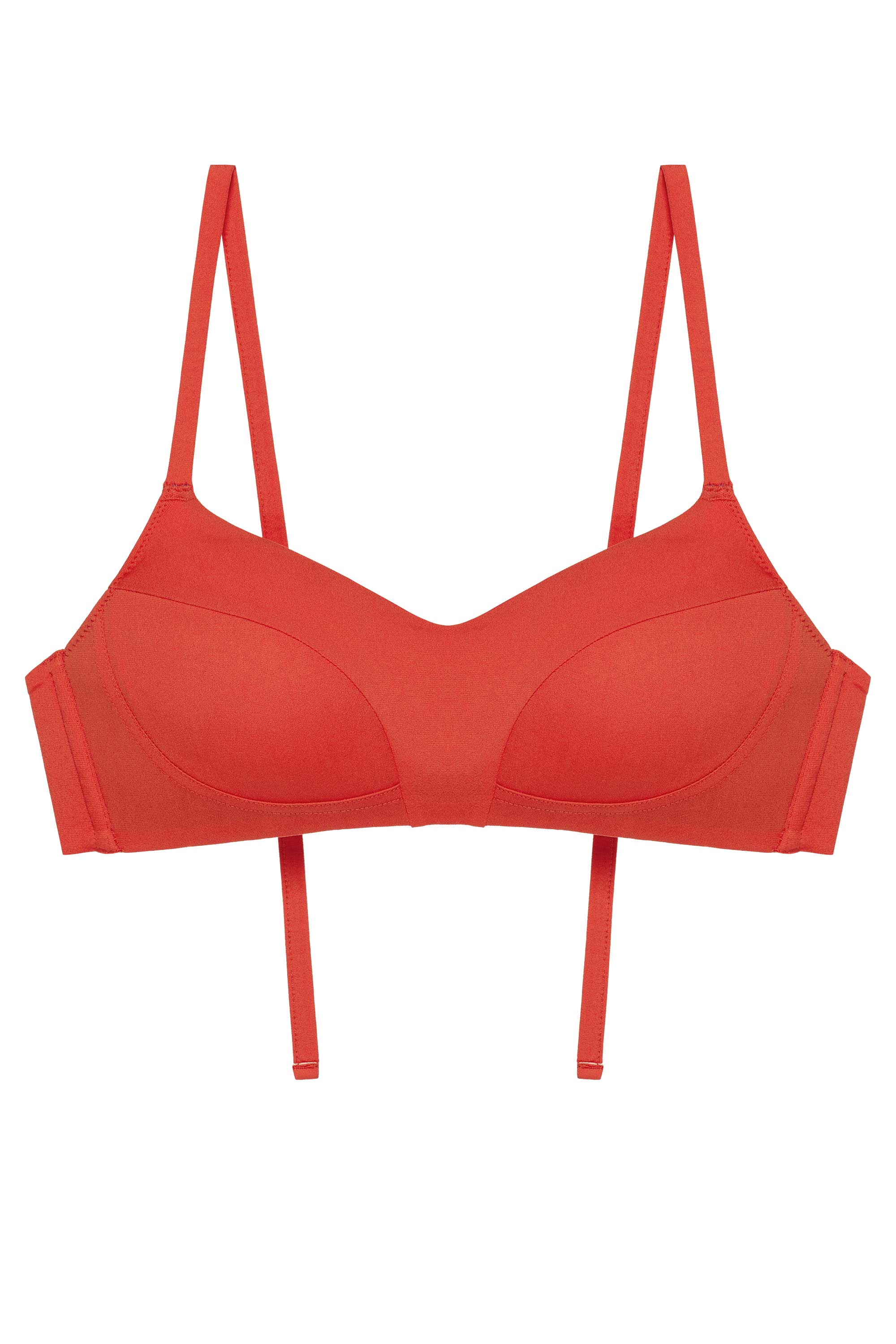 orange bikini top