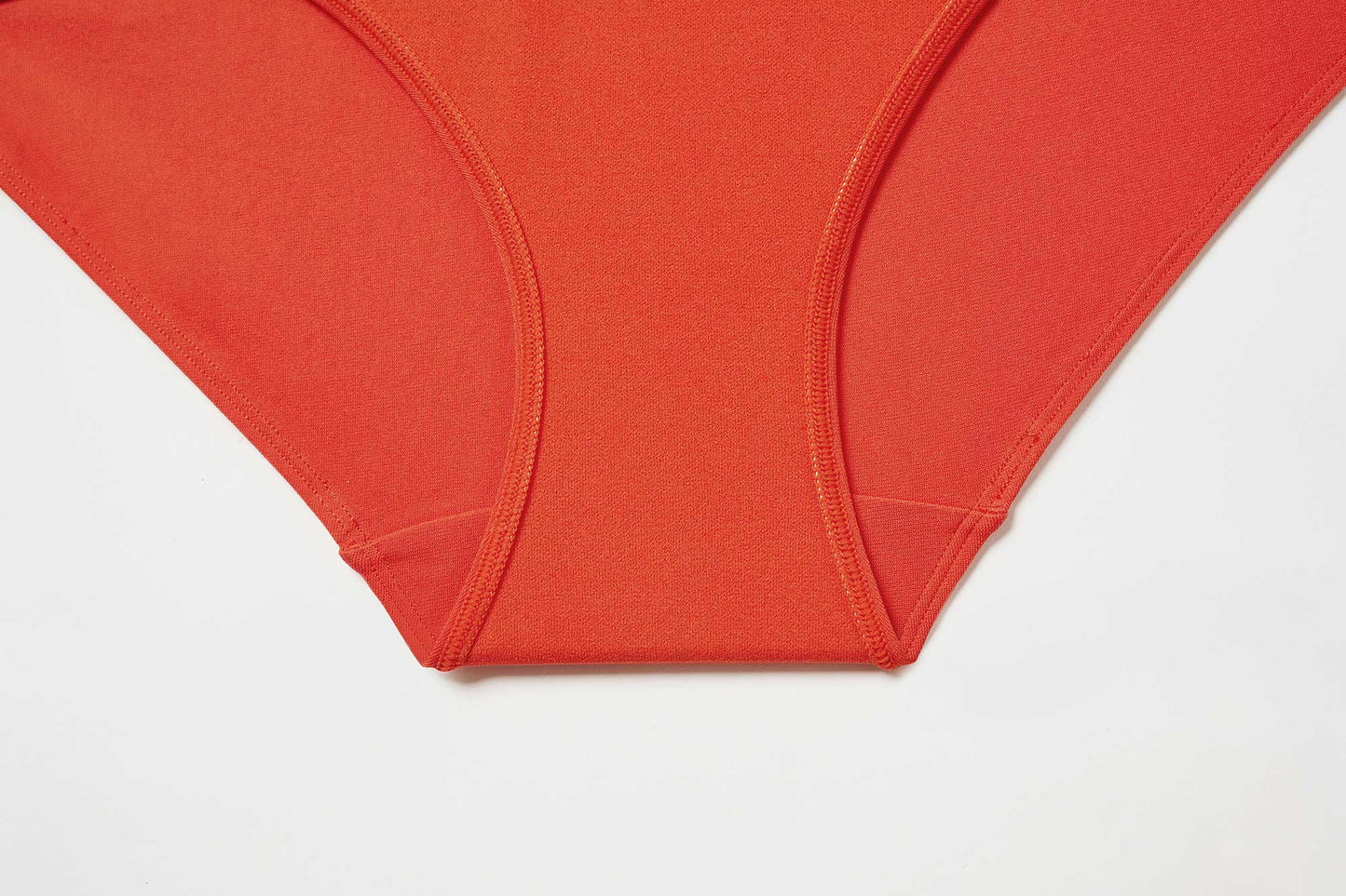 close up of orange bikini bottom