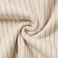 close up of light pink knitted fabric