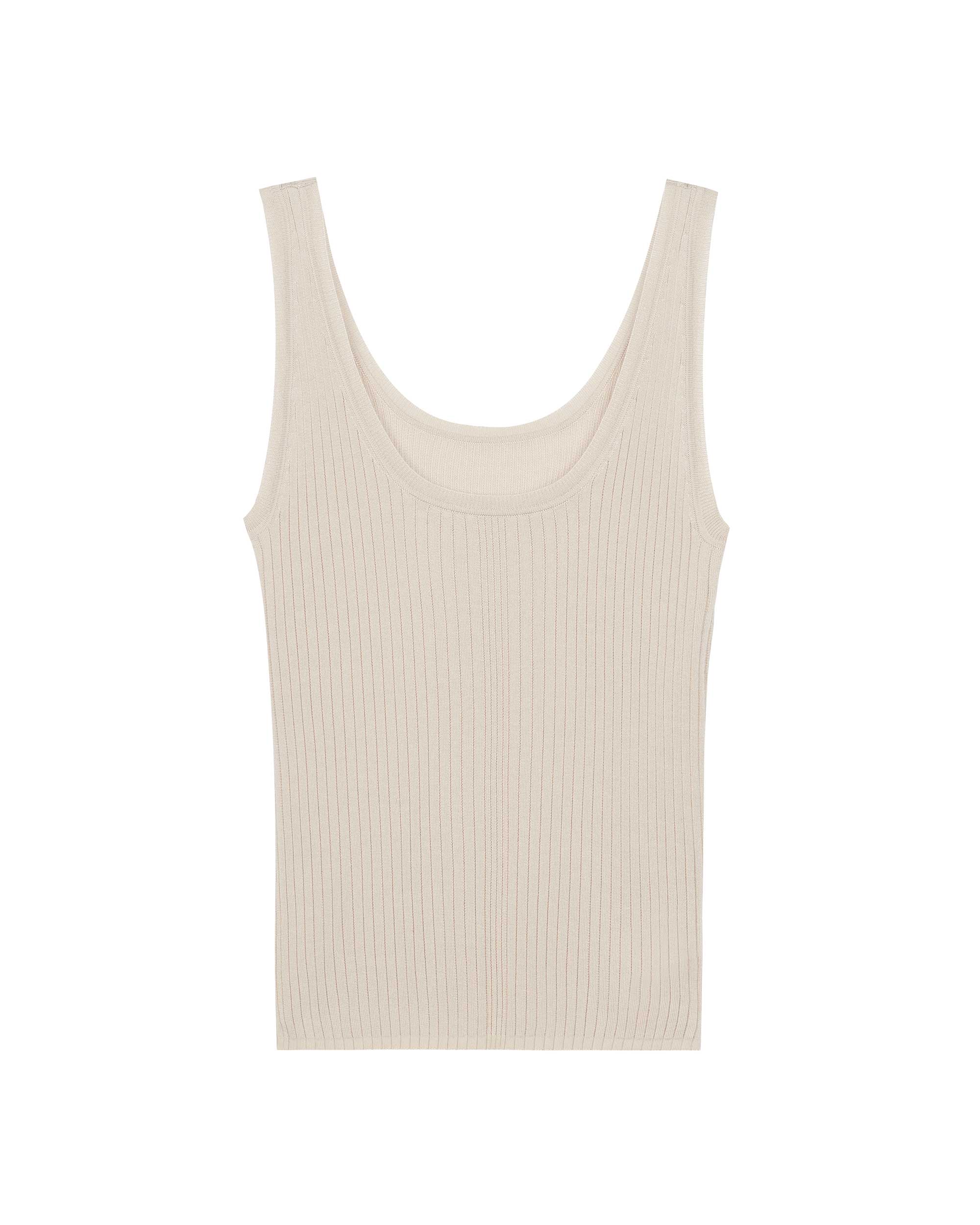 light pink tank top