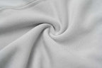 close up of knitted blue fabric