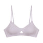 flat lay of light purple bra