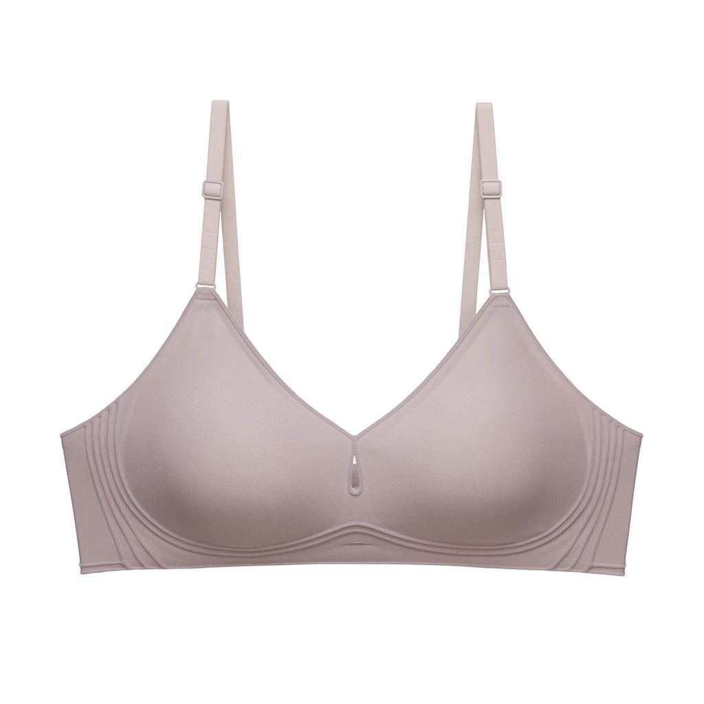 Flat lay of Sphinx color bra. Sphinx color.