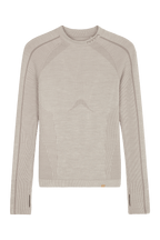 flat lay image of cream mock neck top