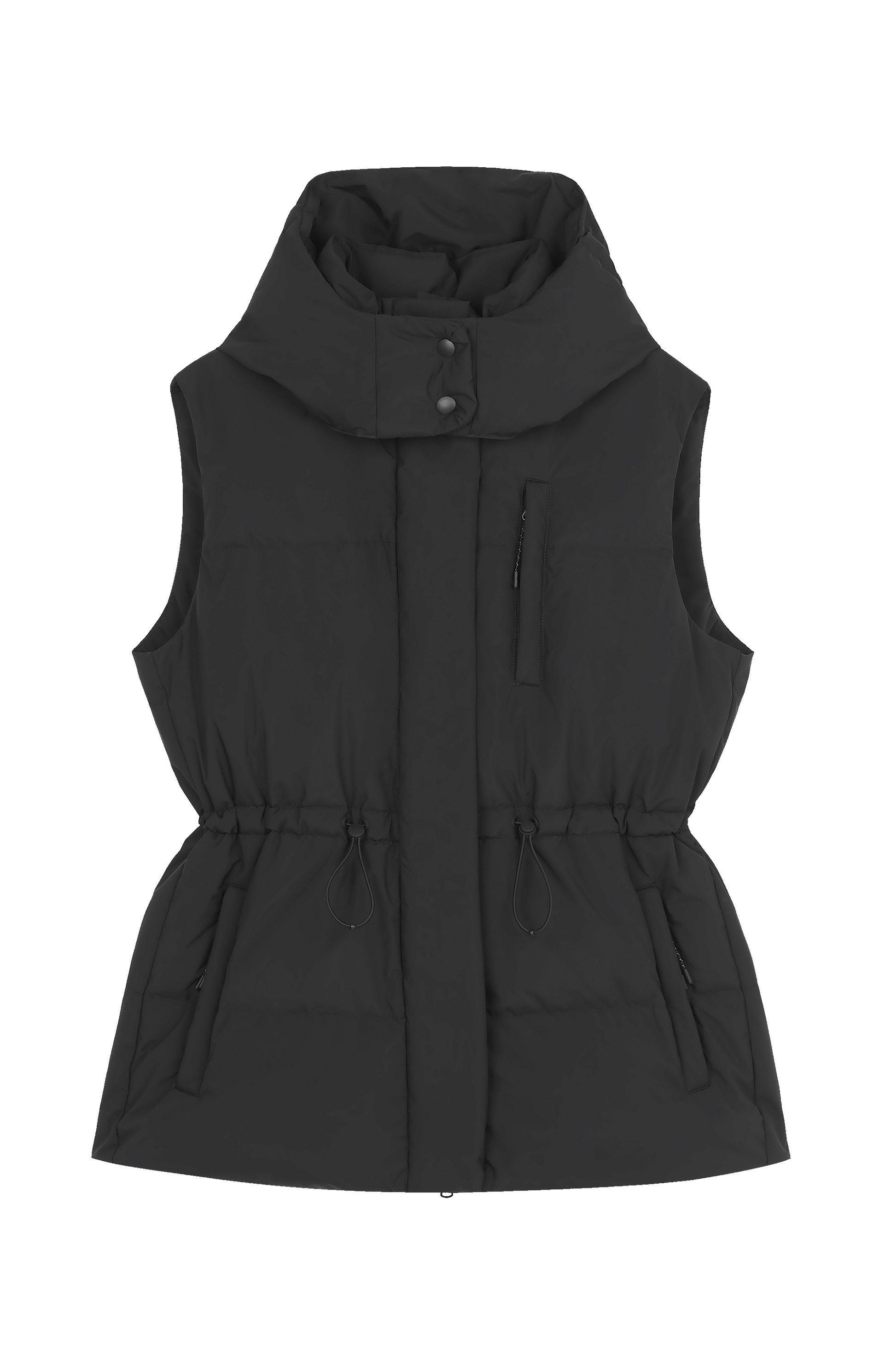 image of black down vest