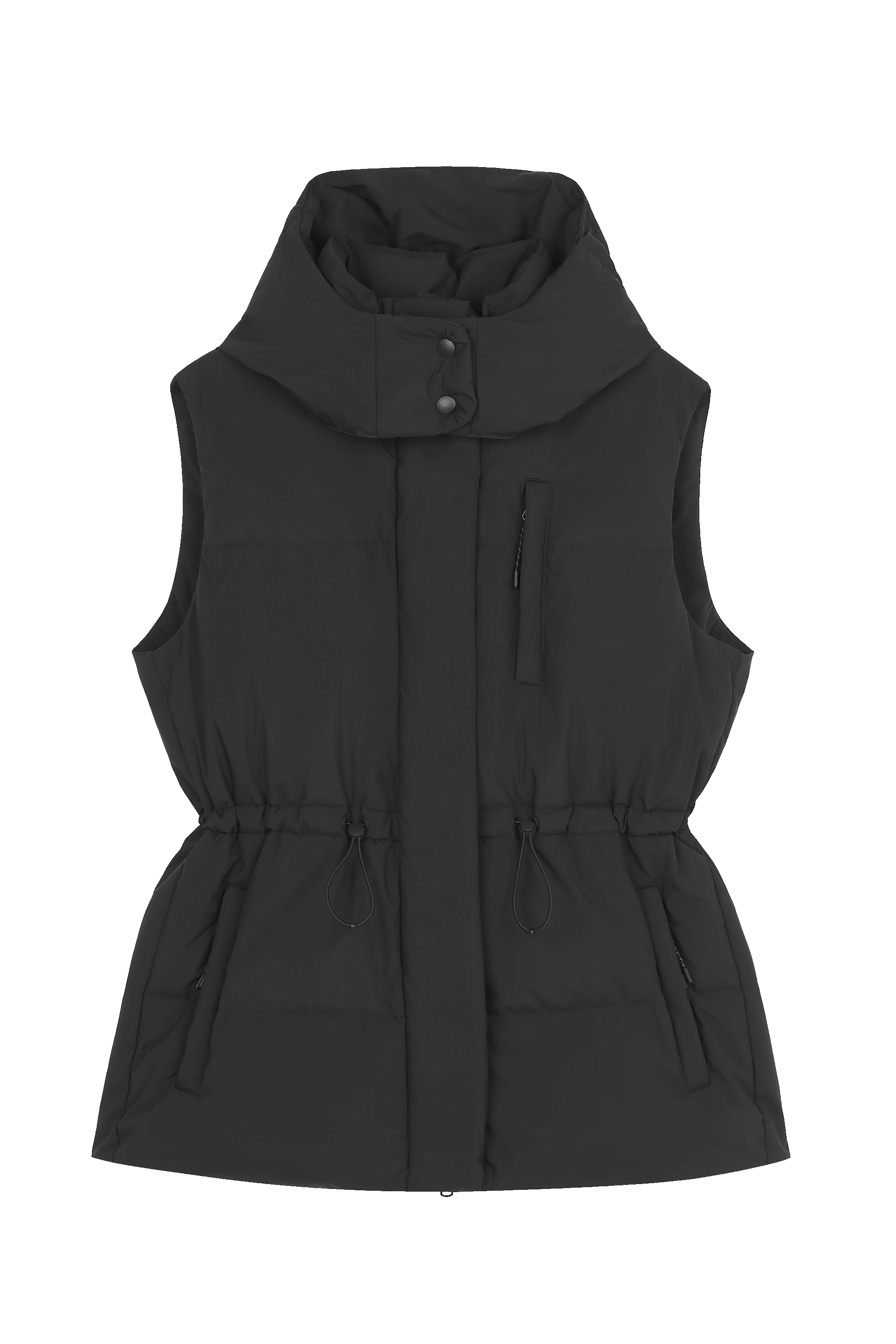 image of black down vest