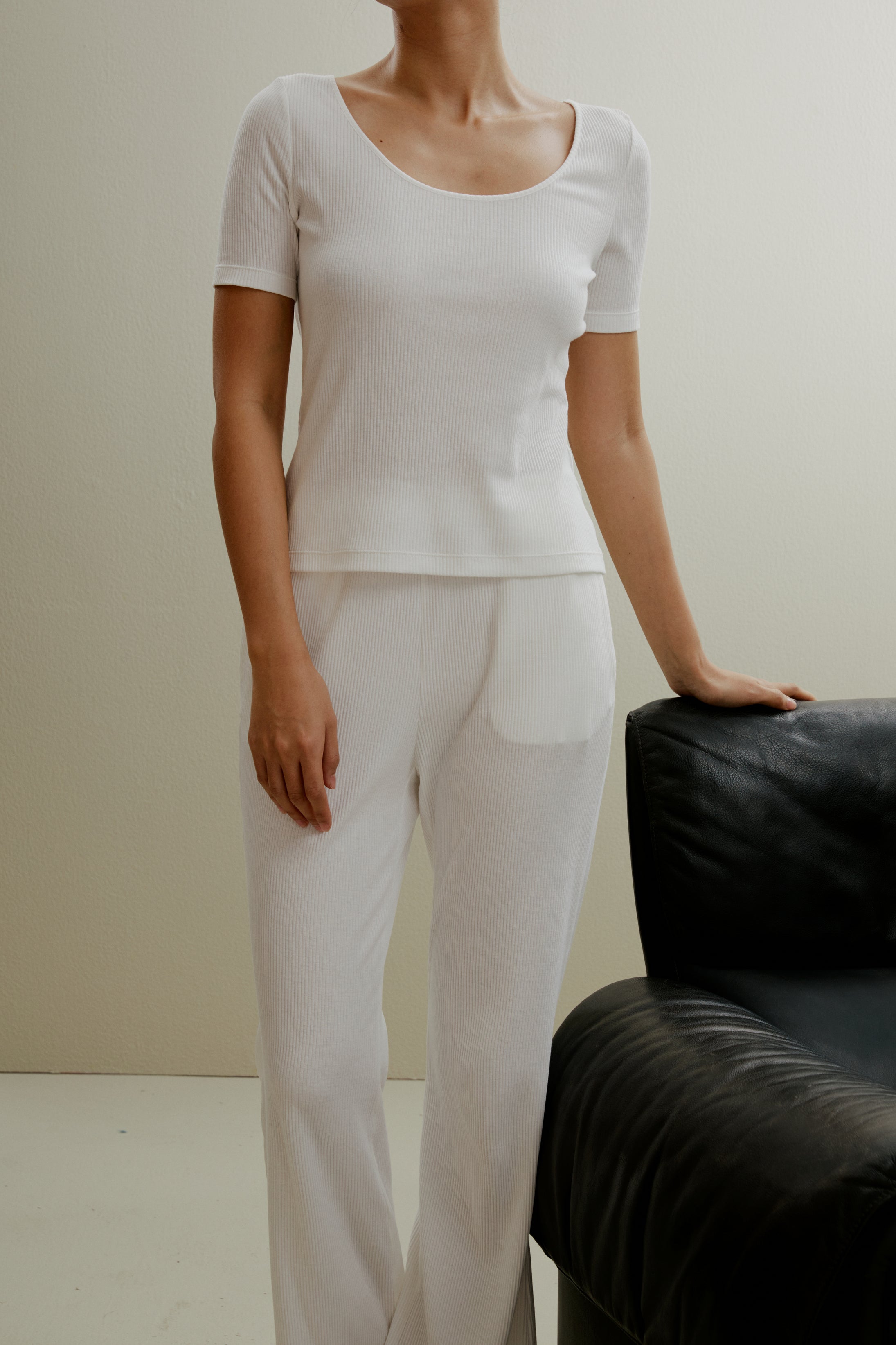 Women's ribbed outlet pajama set