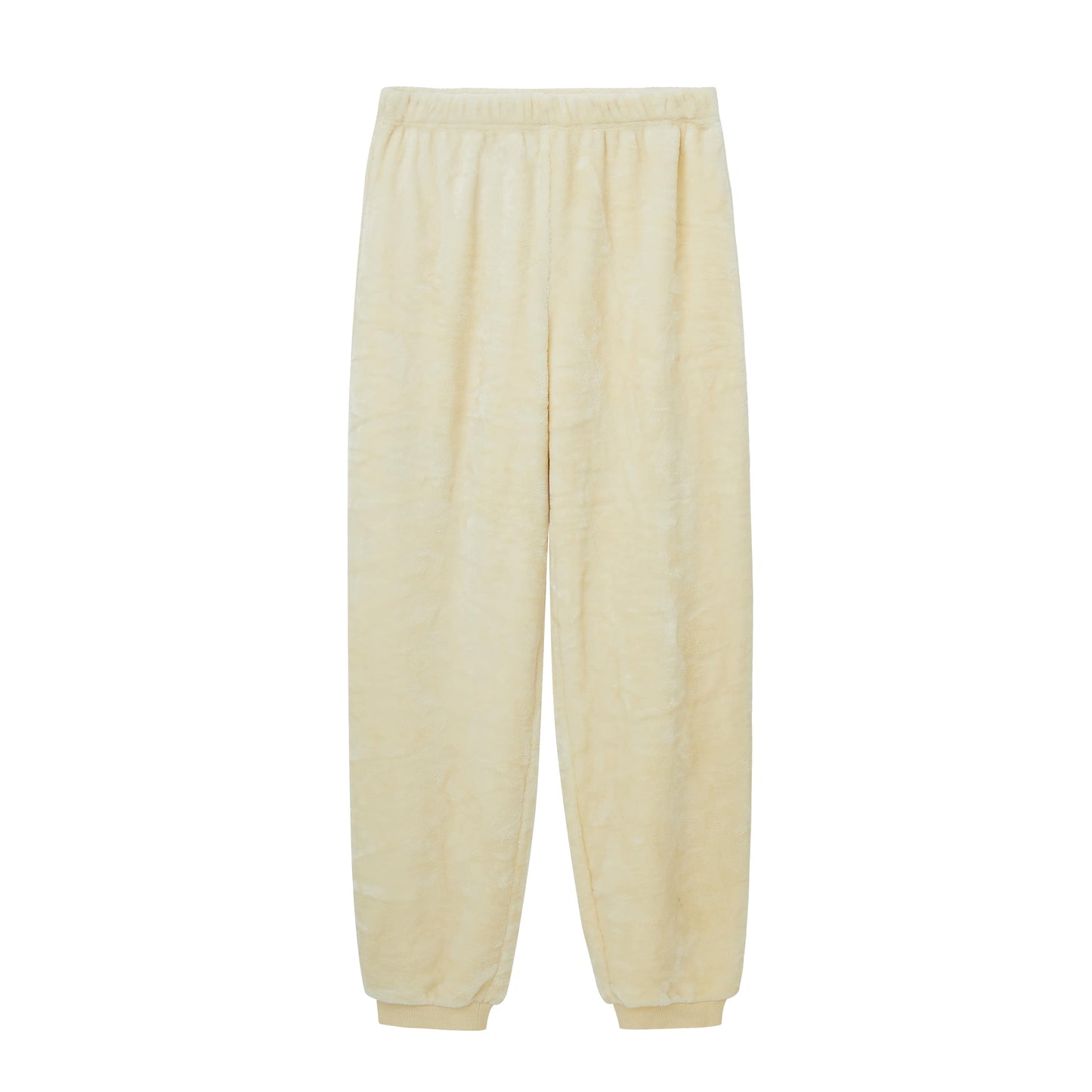 Cream Color Tapered Lounge Pants