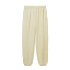 Cream Color Tapered Lounge Pants