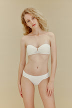 woman in white bra and underwear