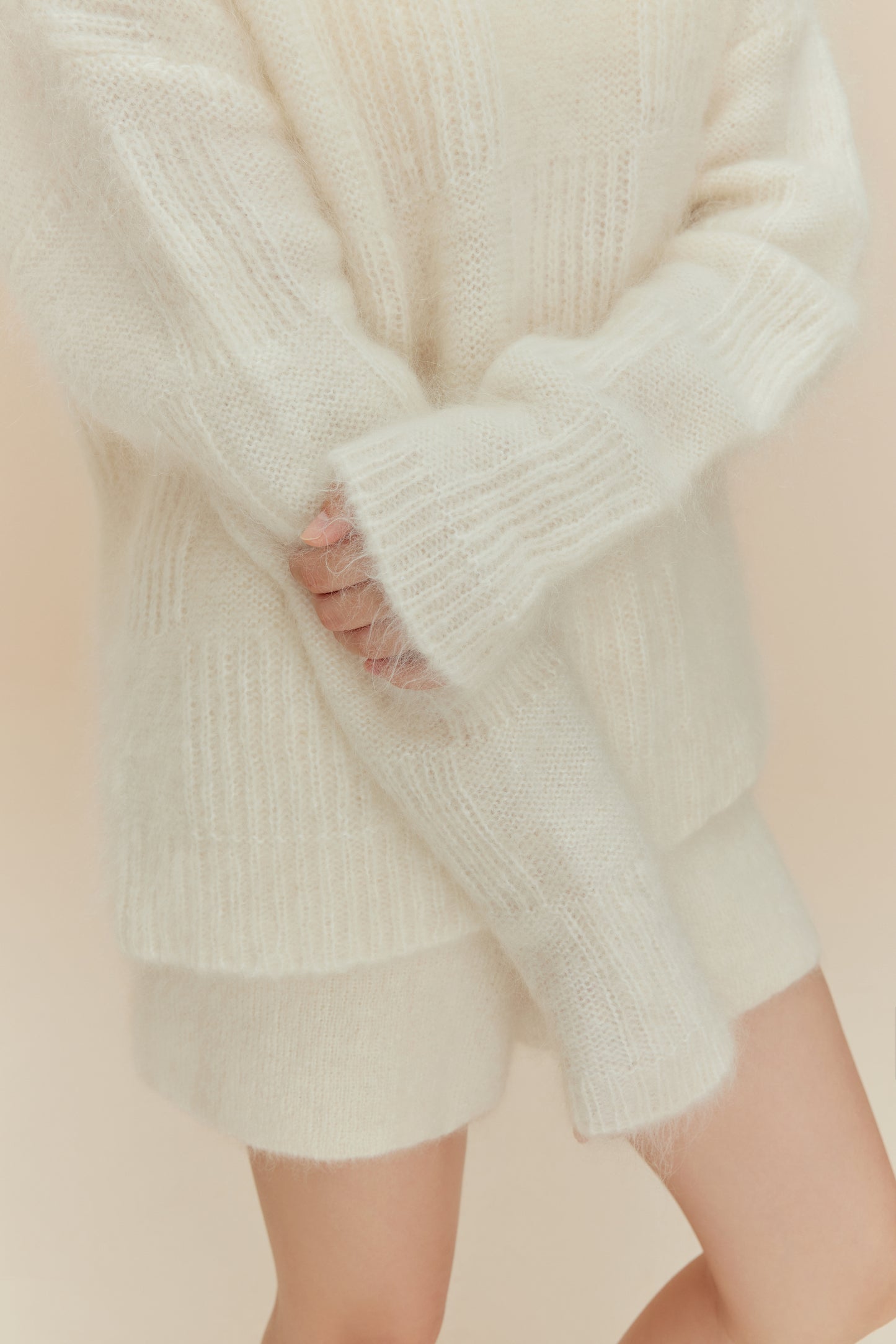 Cozy Plaid Texture Sweater