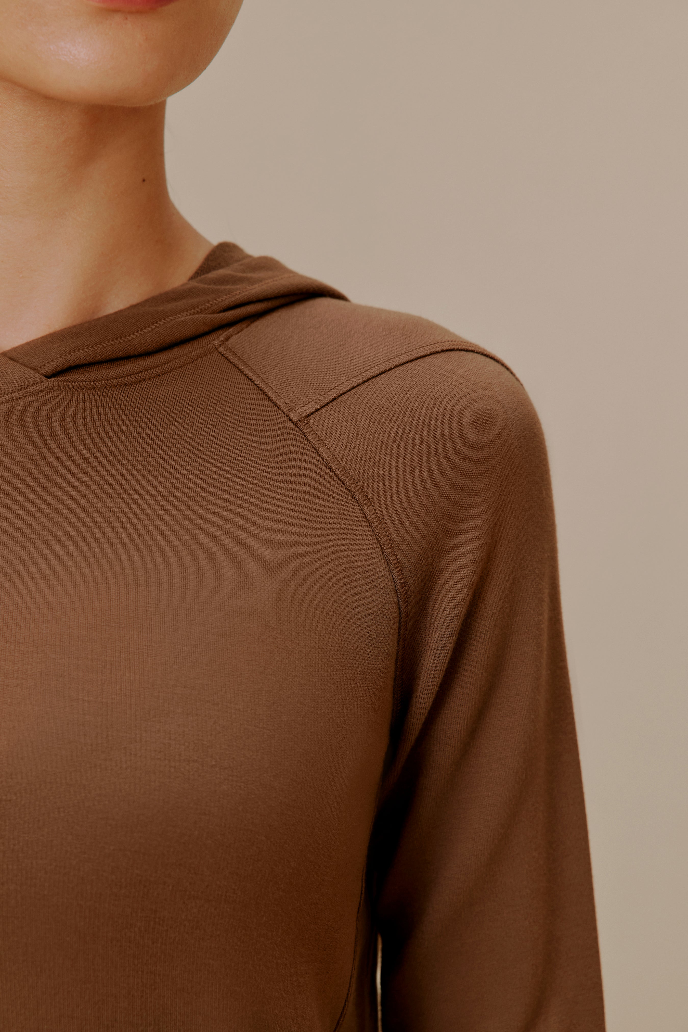 Close-up of a brown top