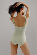 back of light green  swimsuit