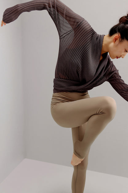 Ballet Ribbed Cardigan